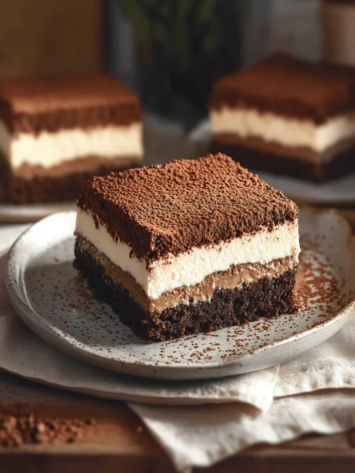 Tiramisu Brownies