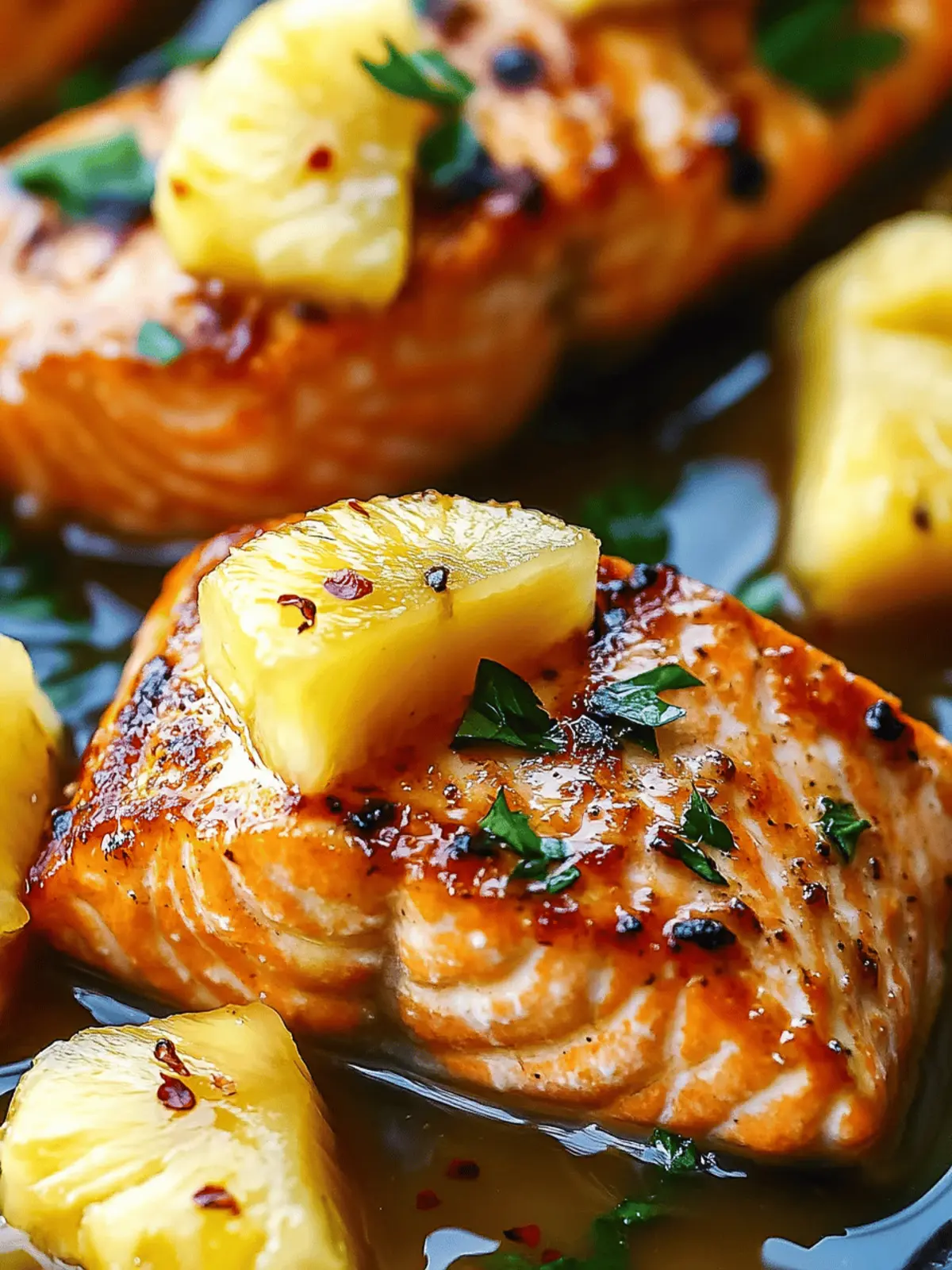Honey Pineapple Salmon