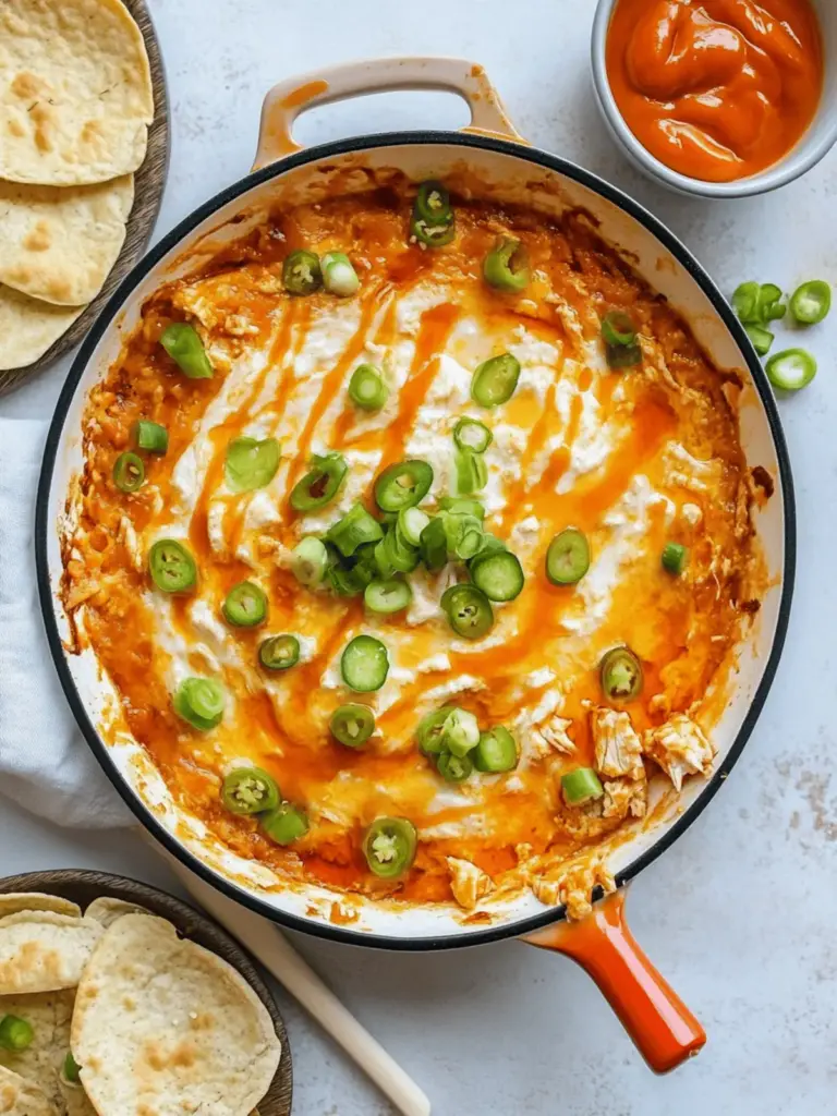 Hot Honey Buffalo Chicken Dip