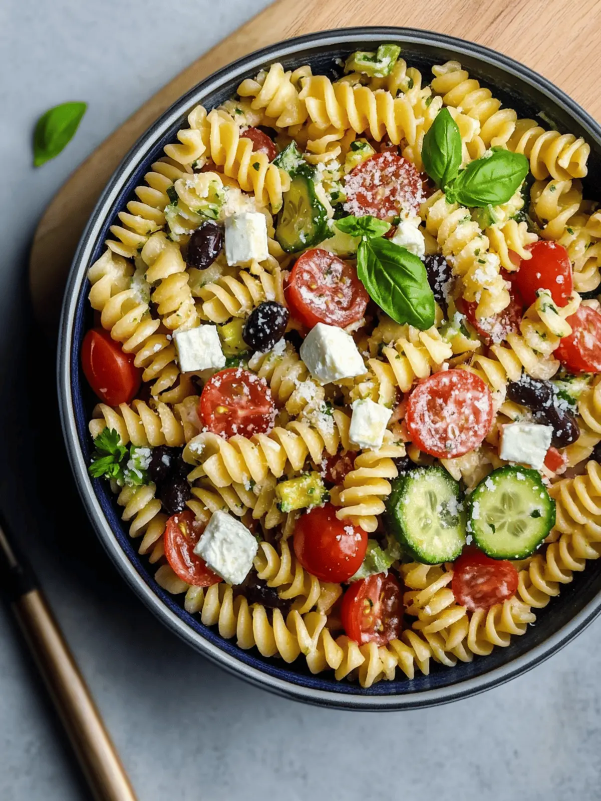 High Protein Pasta Salad