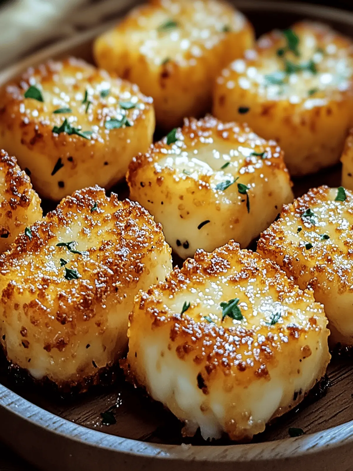 Cheesy Parmesan Mozzarella Bites
