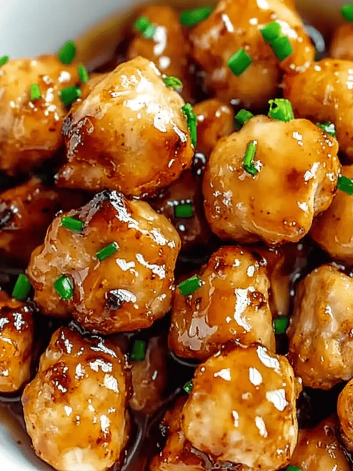 Honey Garlic Chicken Bites