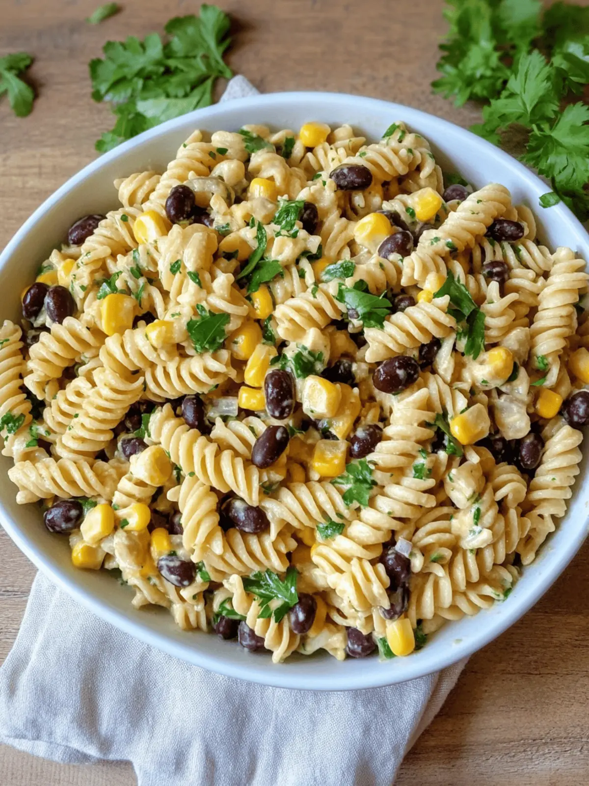 Black Bean and Corn Pasta Salad