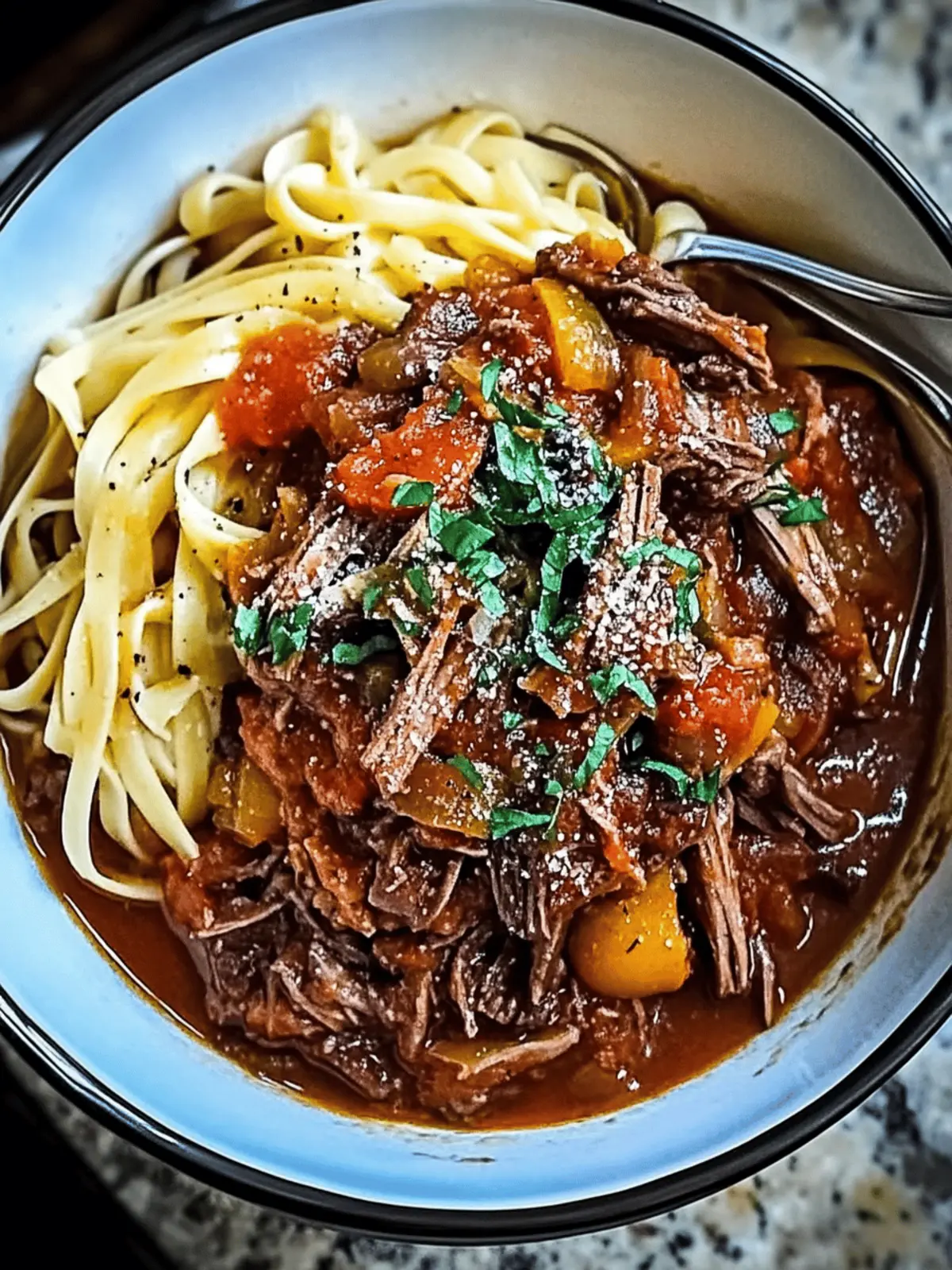 Sunday Slow Cooker Beef Ragu