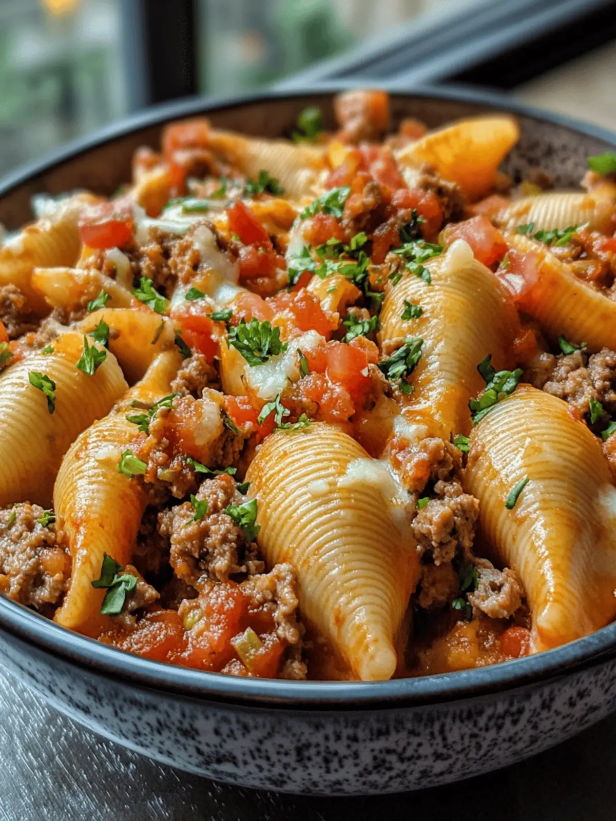 Taco Stuffed Shells