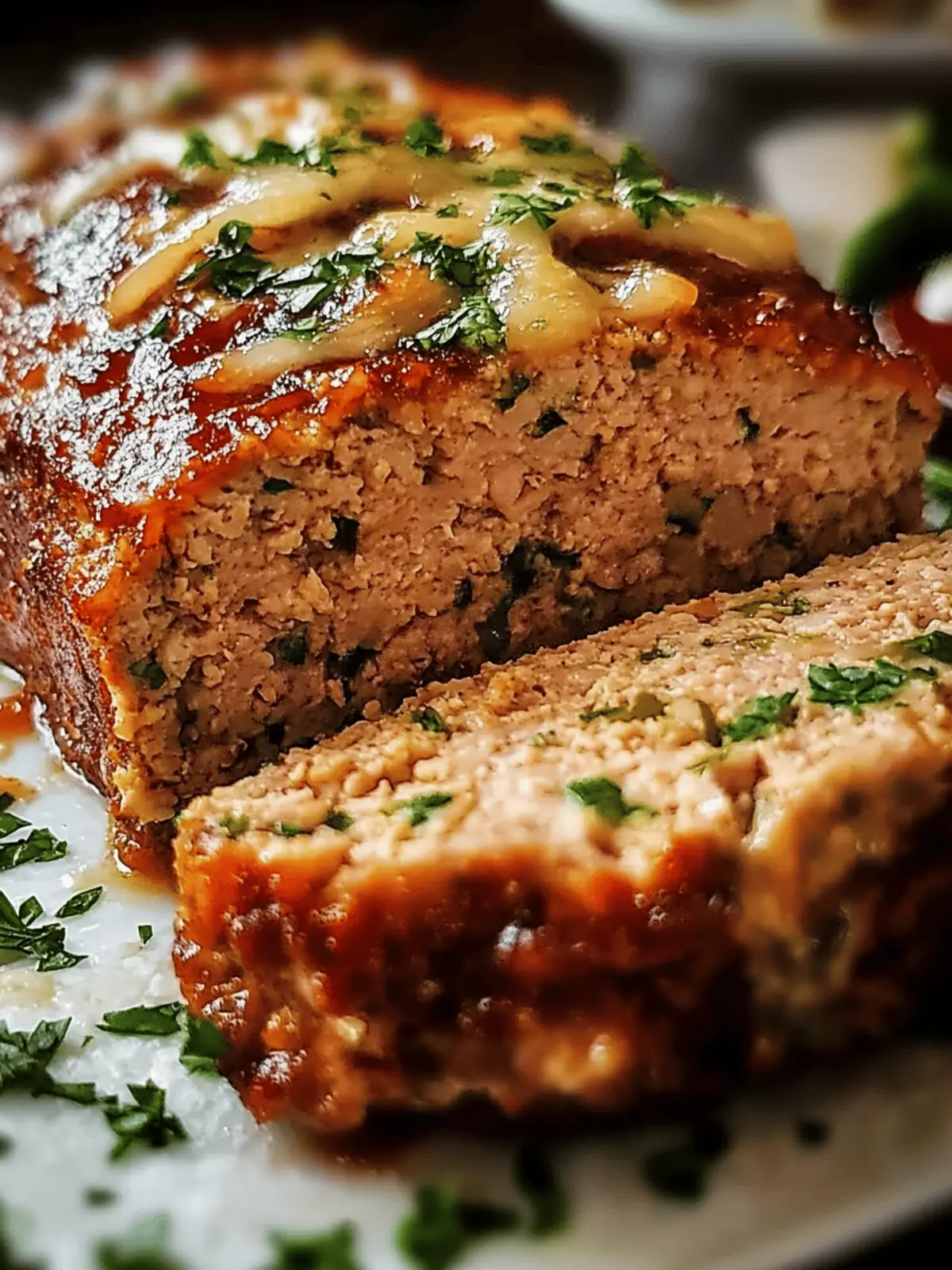 Garlic Butter Turkey Meatloaf