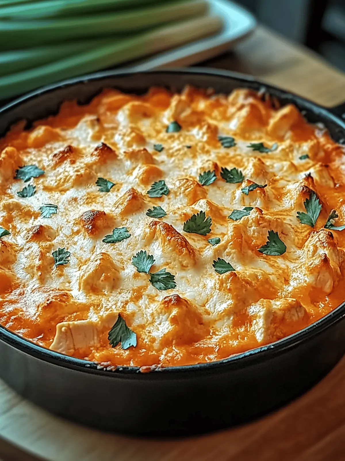 Buffalo Chicken Dip with Cream Cheese