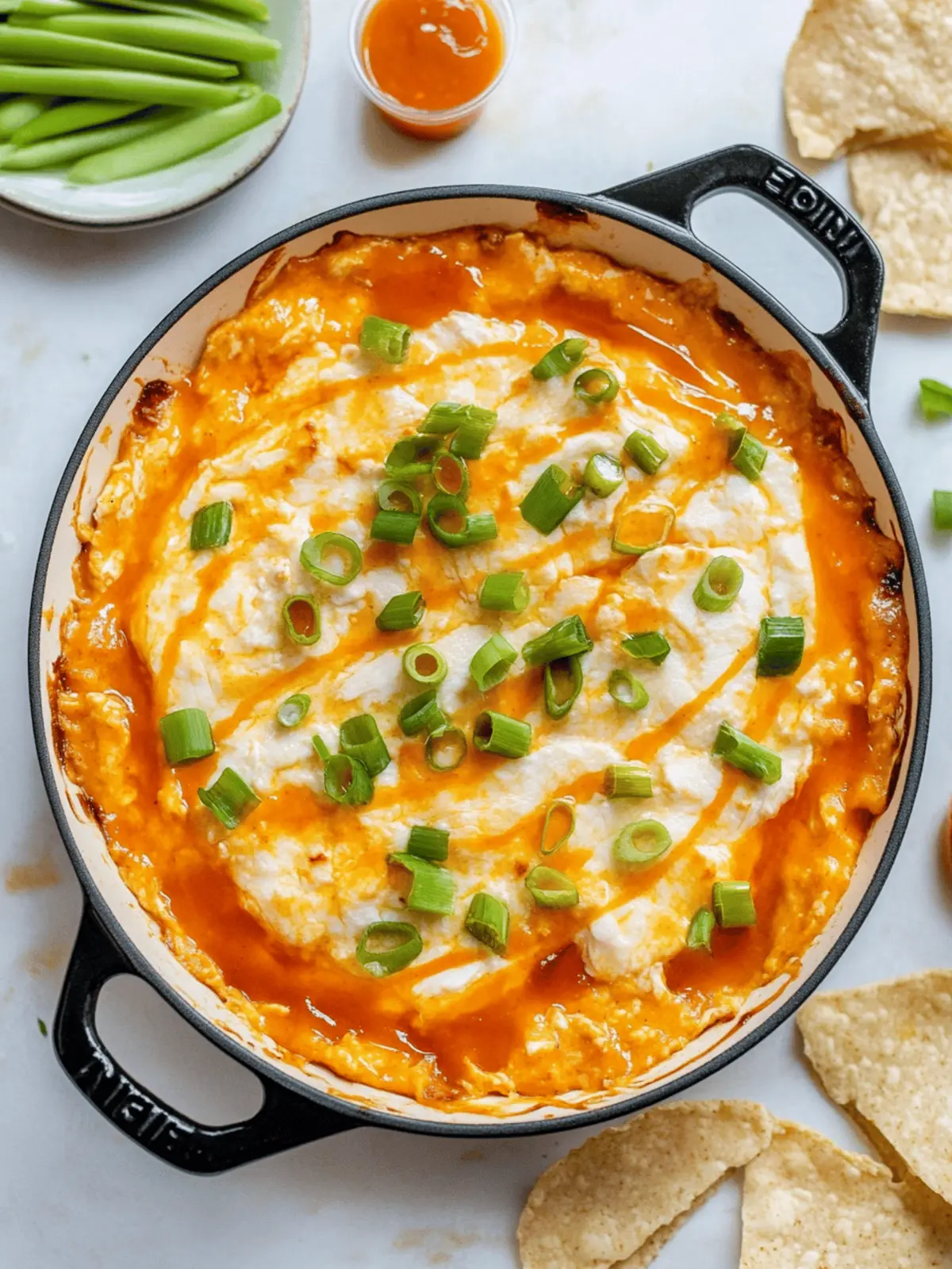 Hot Honey Buffalo Chicken Dip