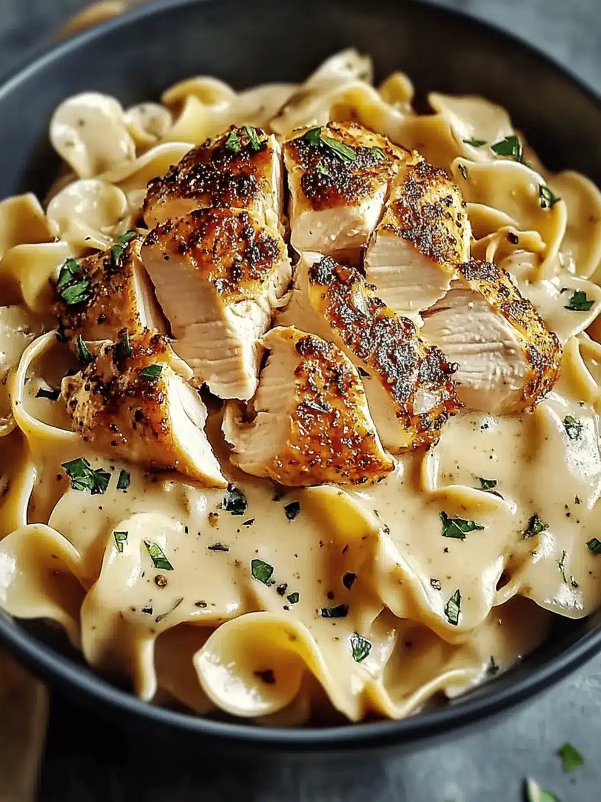 Buttered Noodles & Chicken
