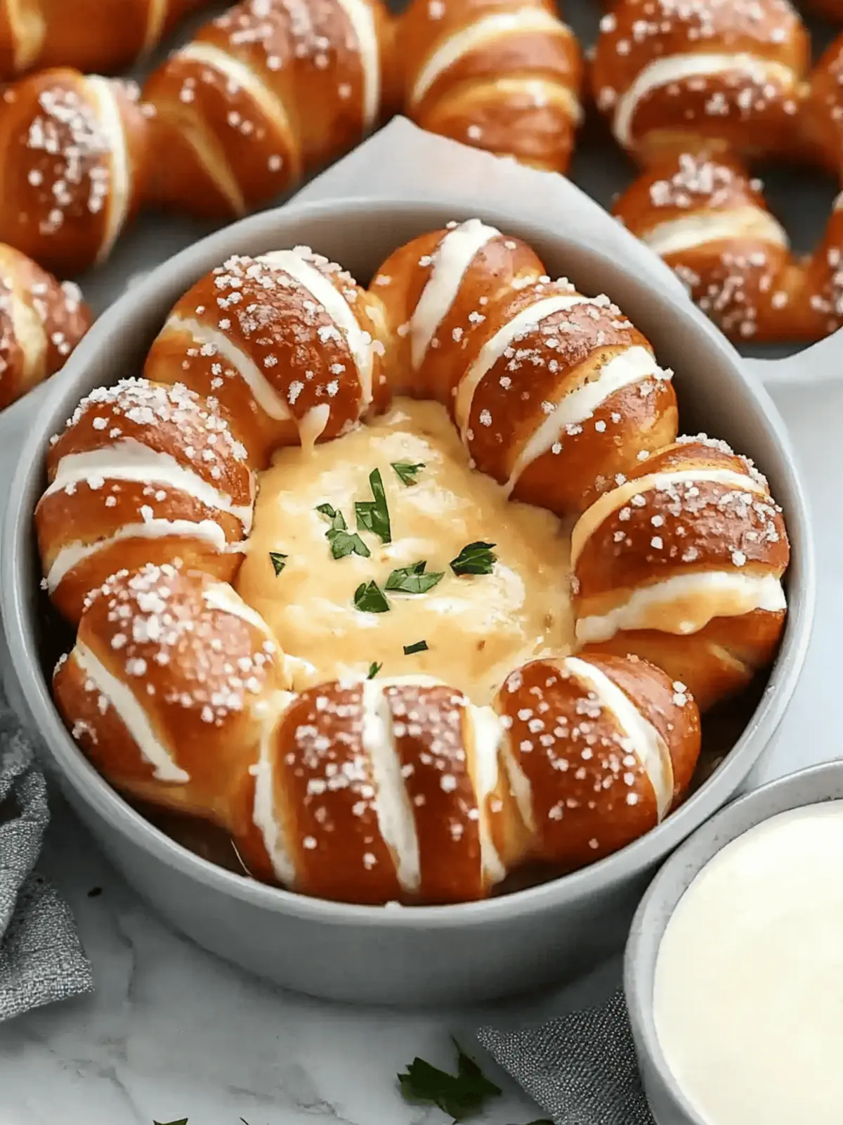 Pretzels and Cheese Dip
