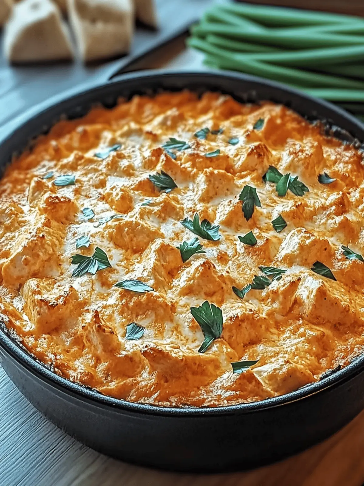 Buffalo Chicken Dip with Cream Cheese