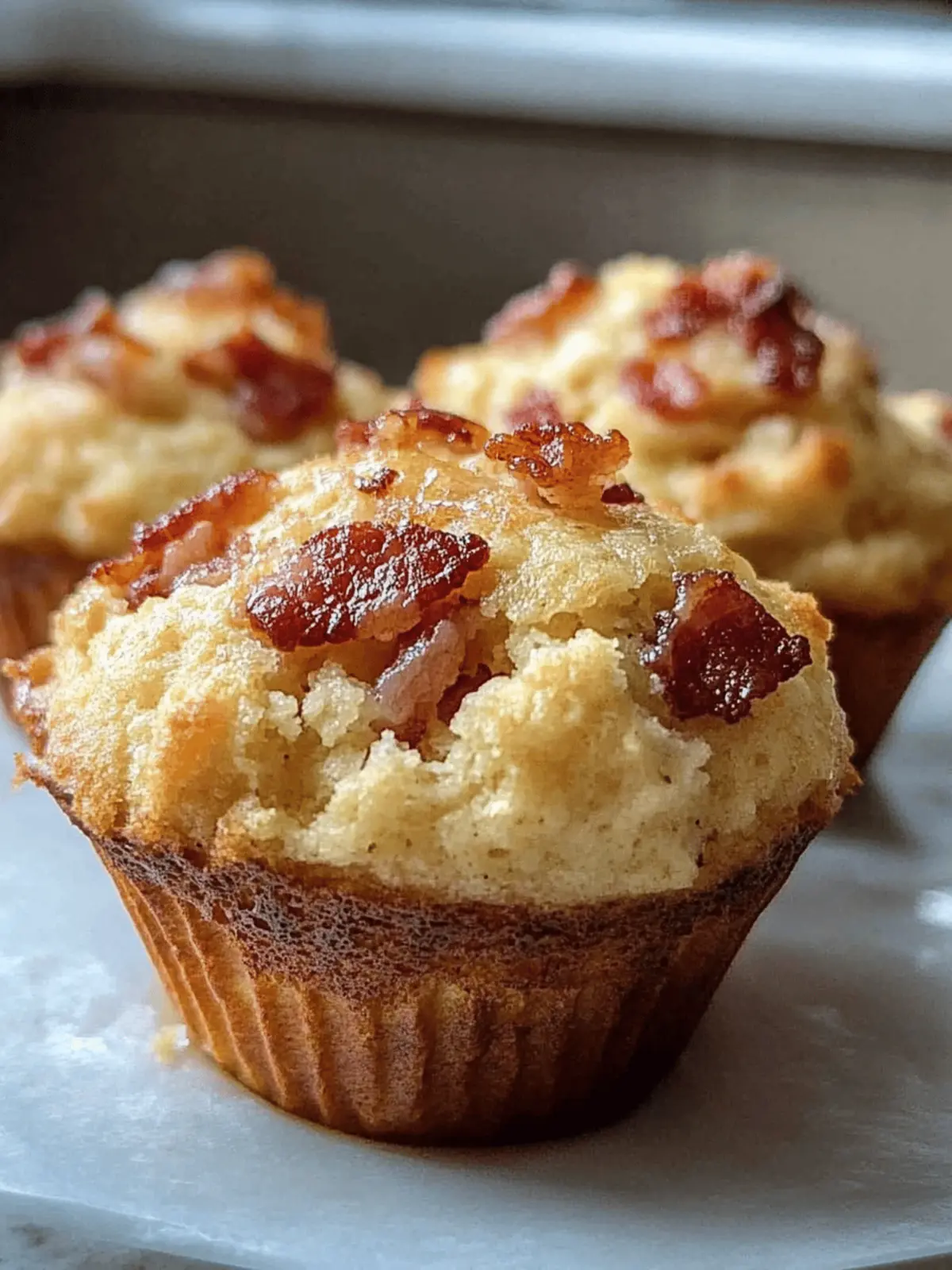 Maple Bacon Pancake Muffins