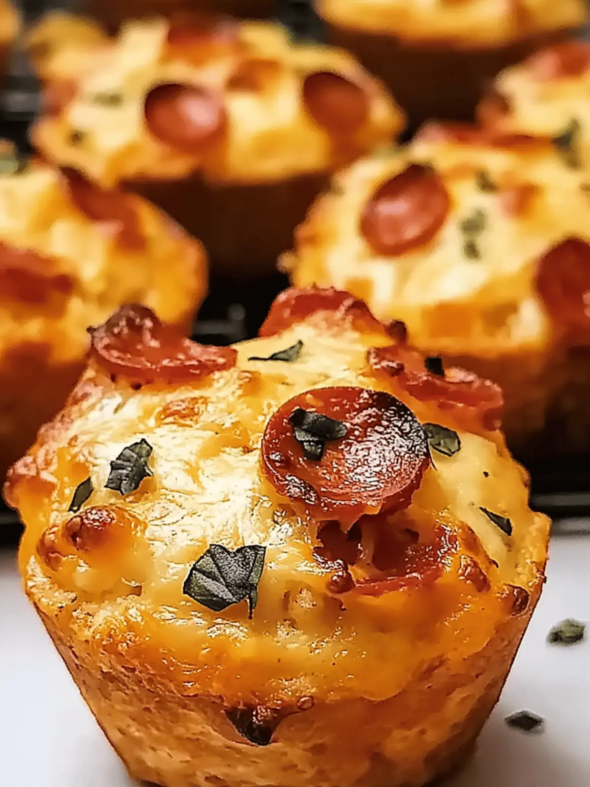 Pizza Muffins with Biscuits