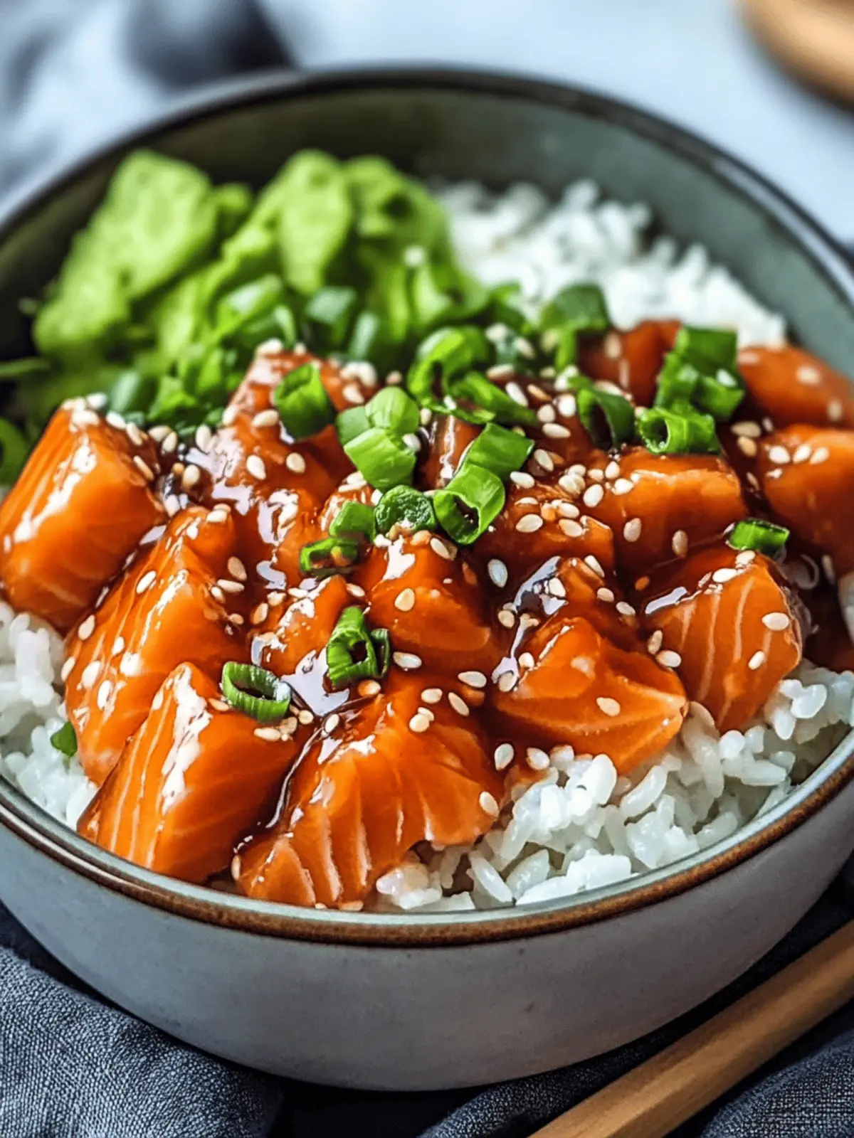 Crispy Salmon and Rice Bowl