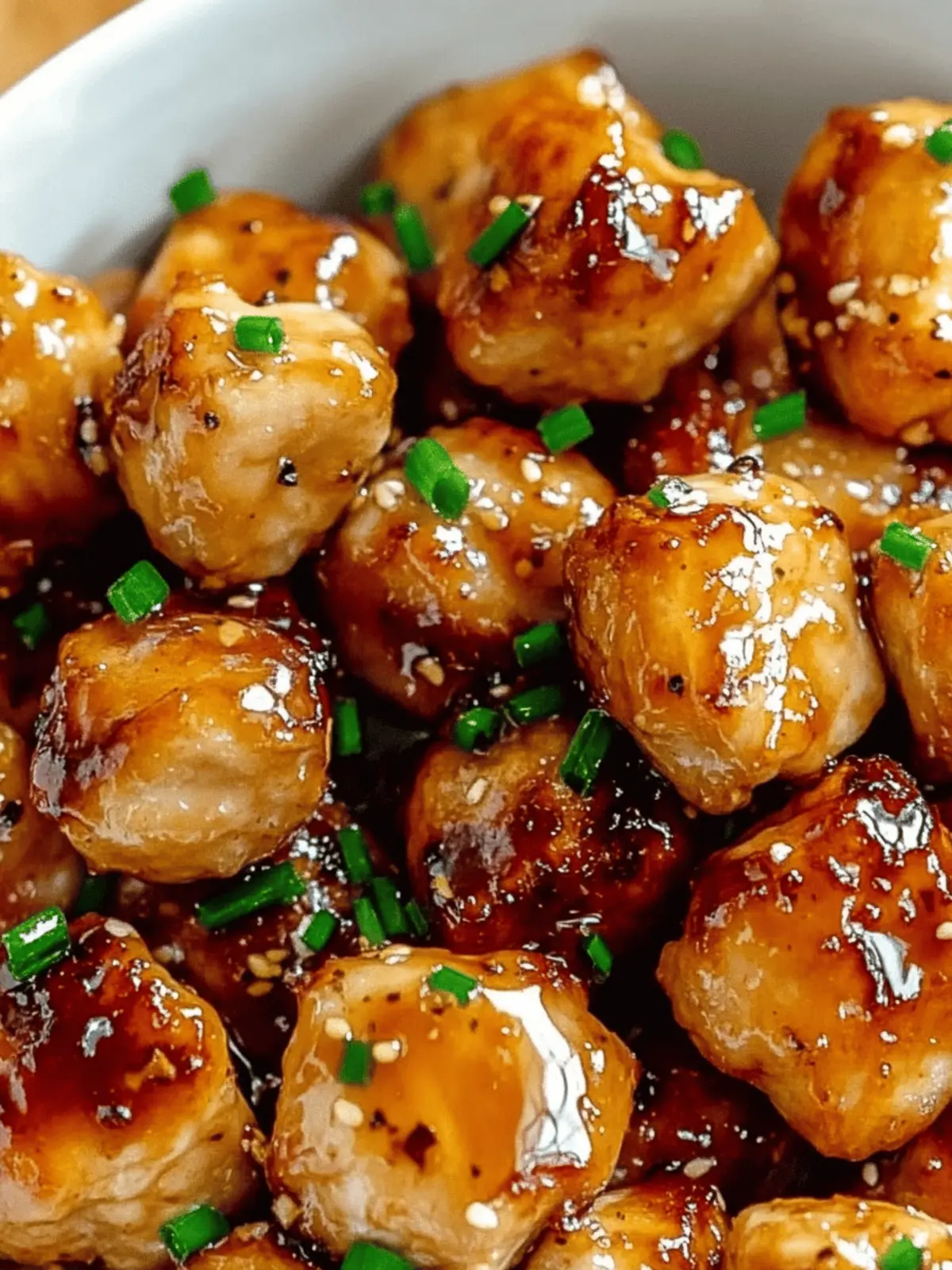 Honey Garlic Chicken Bites