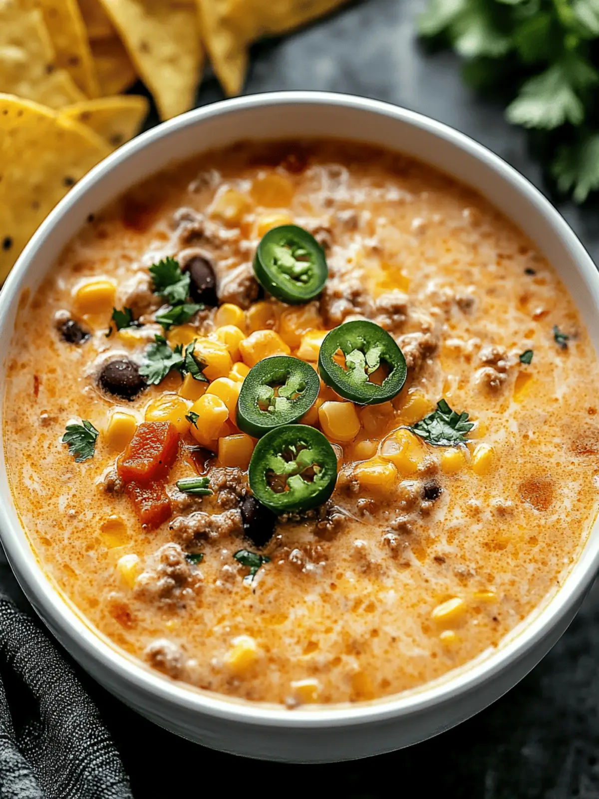 Slow Cooker Nacho Soup