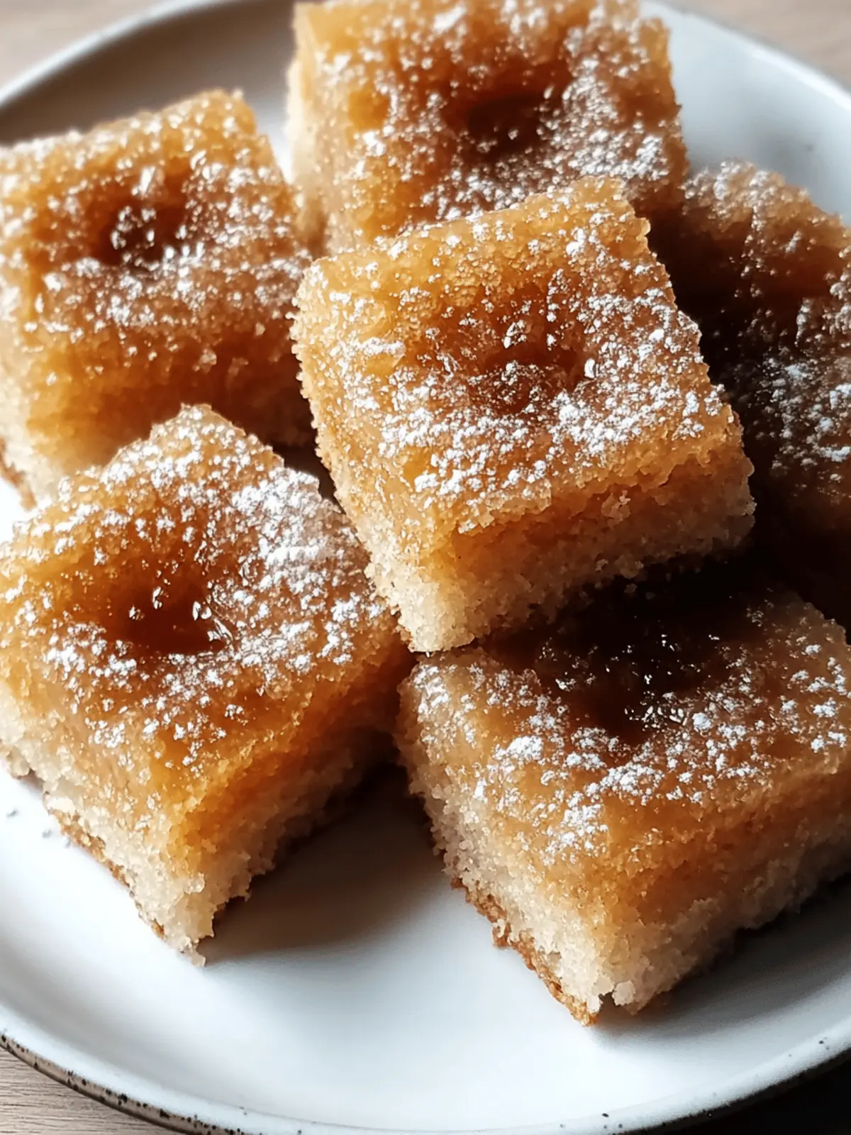 Soft Baked Maple Donut Bars