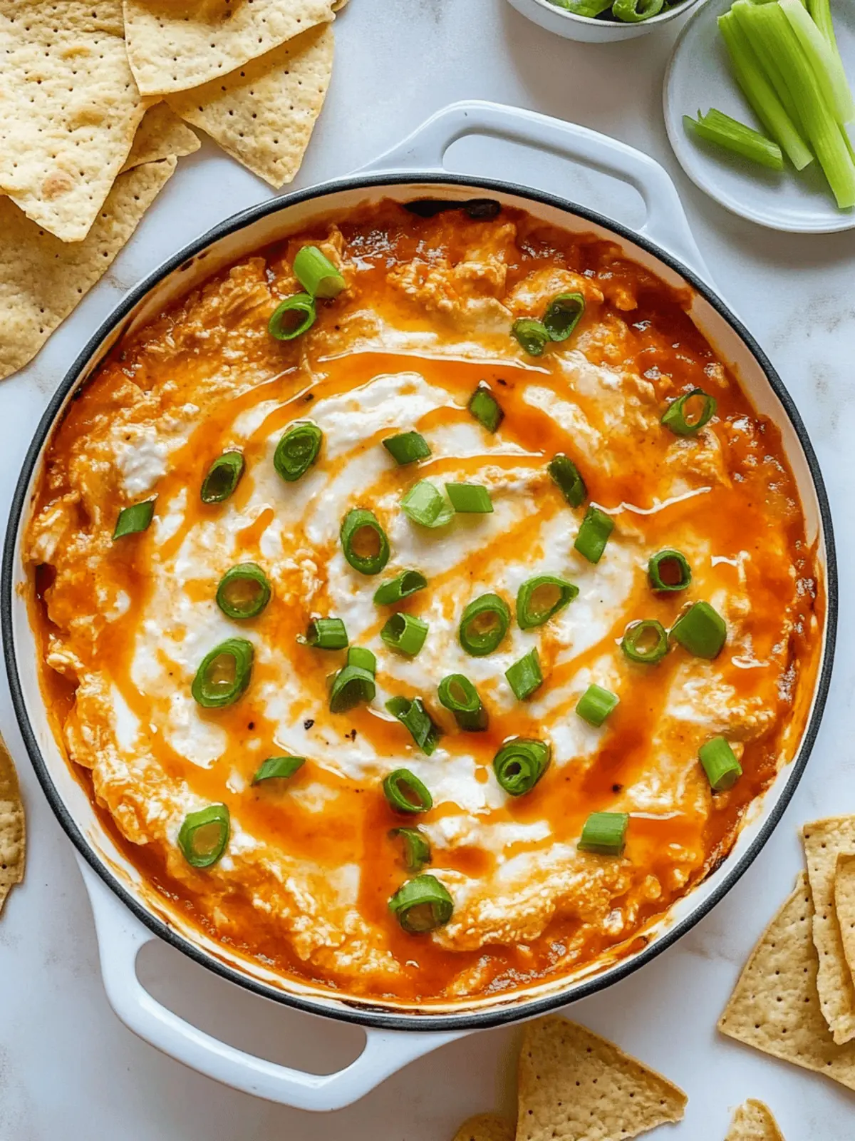 Hot Honey Buffalo Chicken Dip