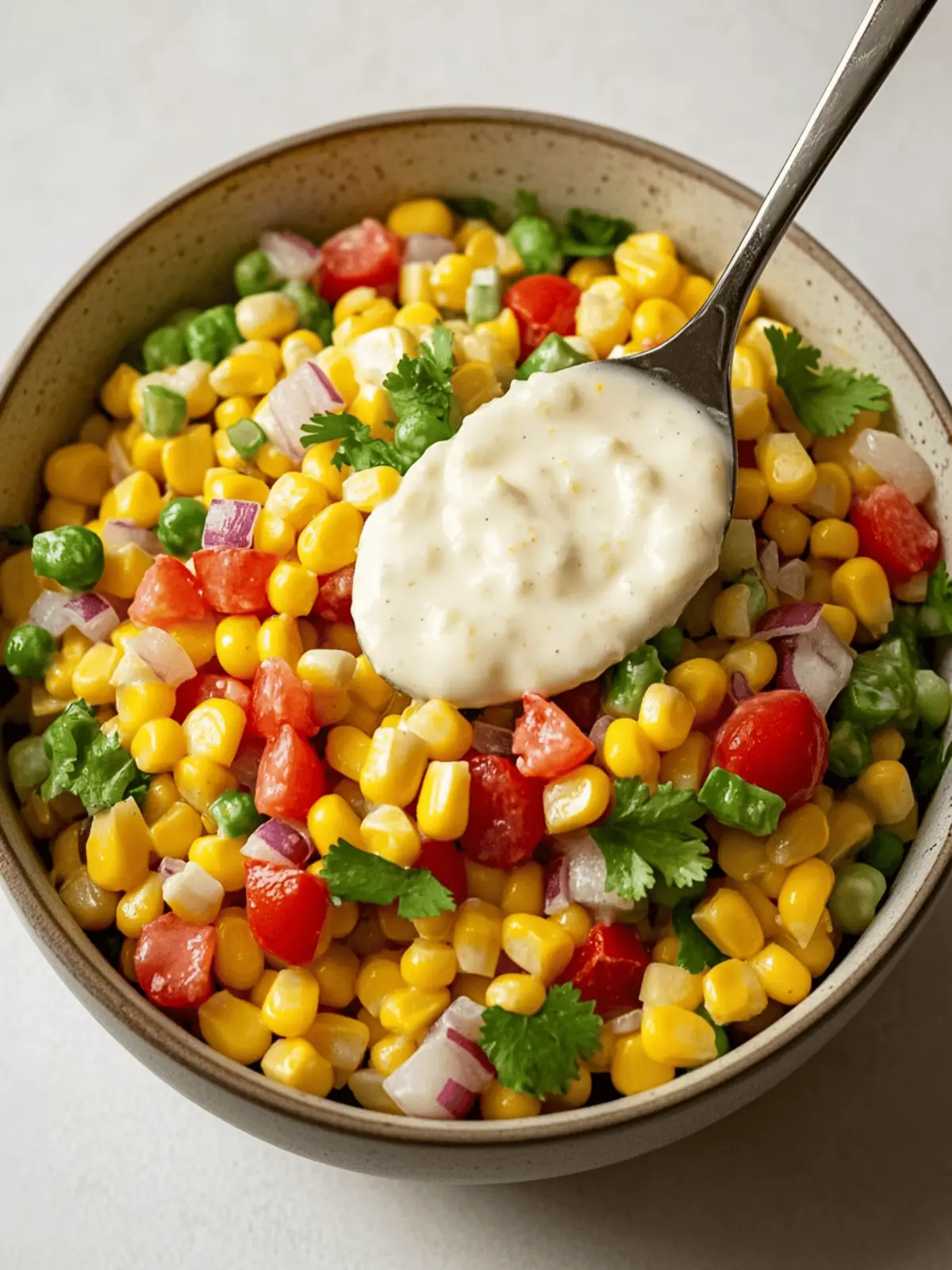 Creamy Frito Corn Salad