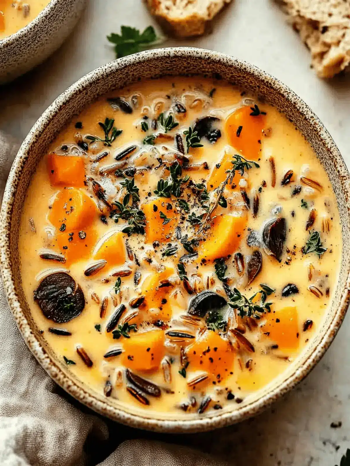 Autumn Wild Rice Soup