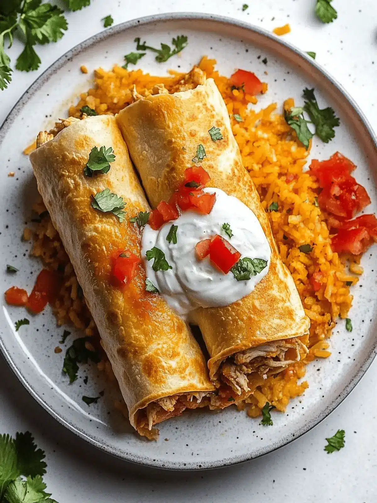 Chicken Chimichangas