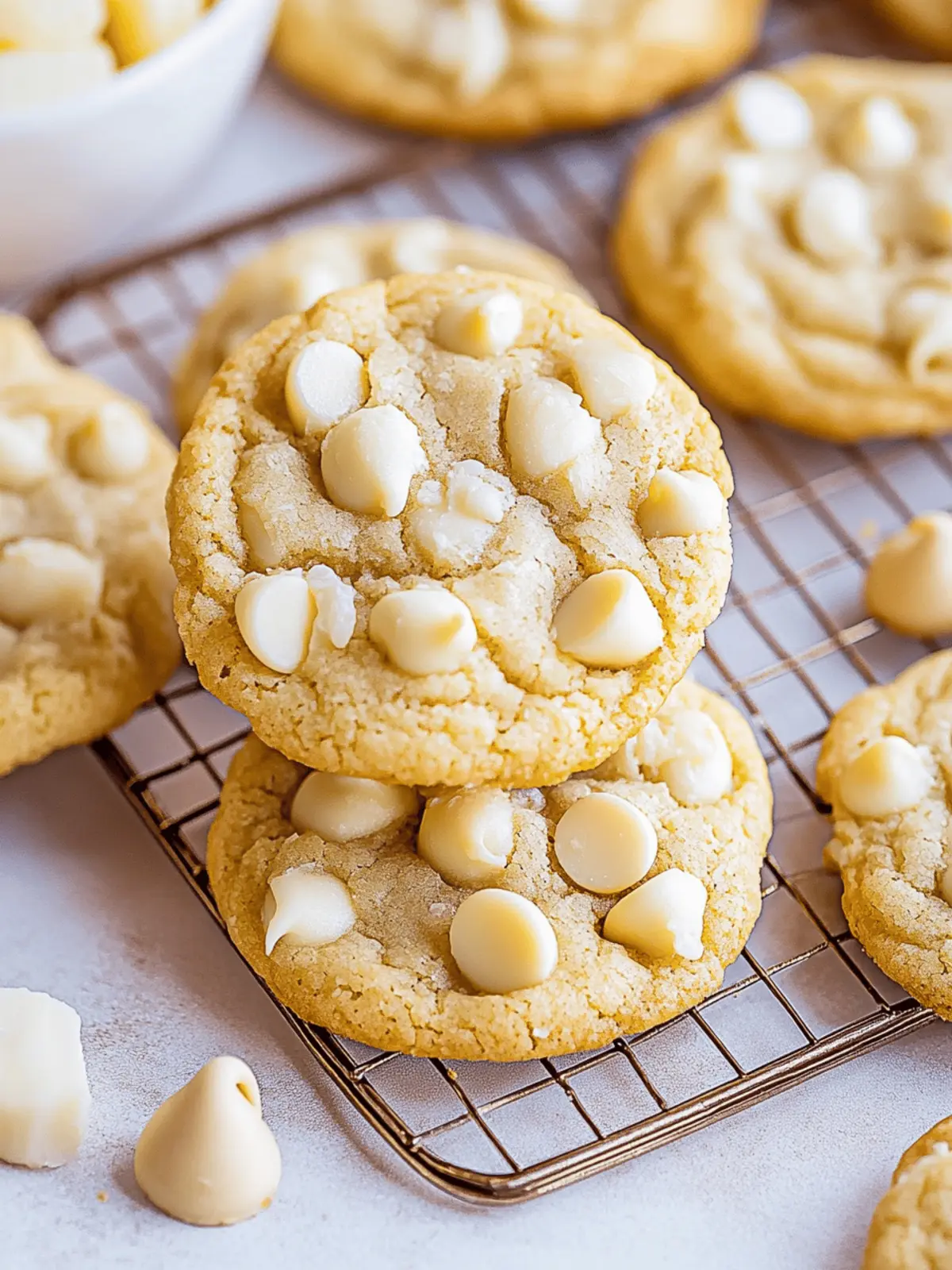 White Chocolate Chip Cookies
