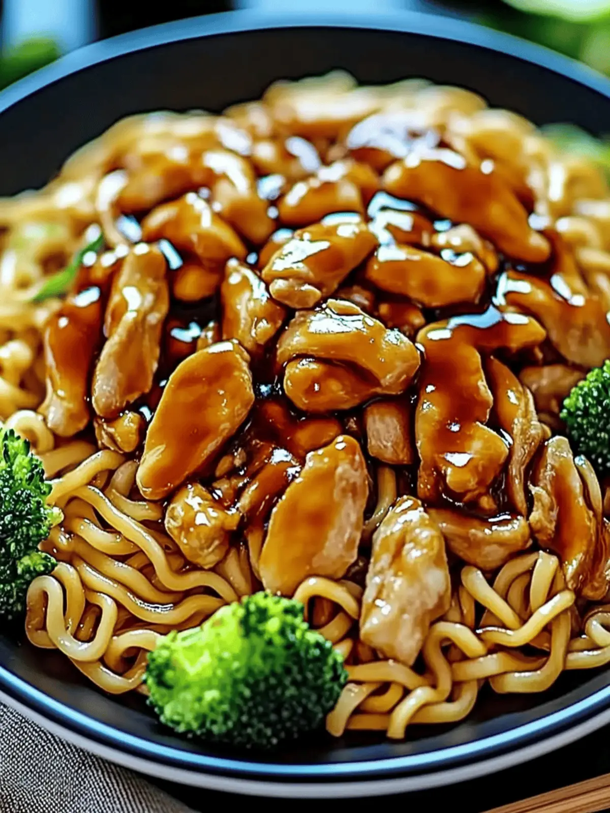 Chicken Teriyaki Noodles