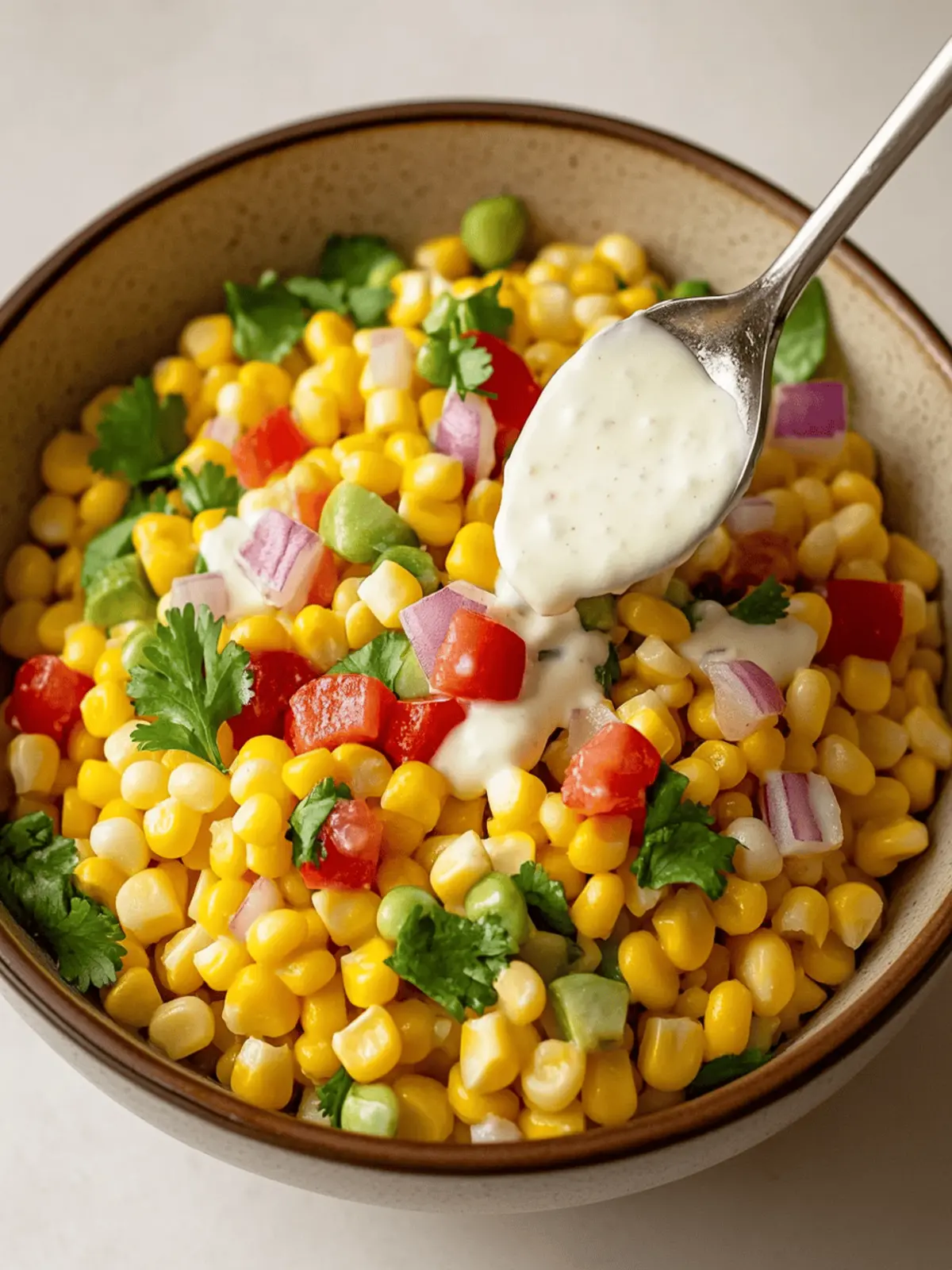 Creamy Frito Corn Salad