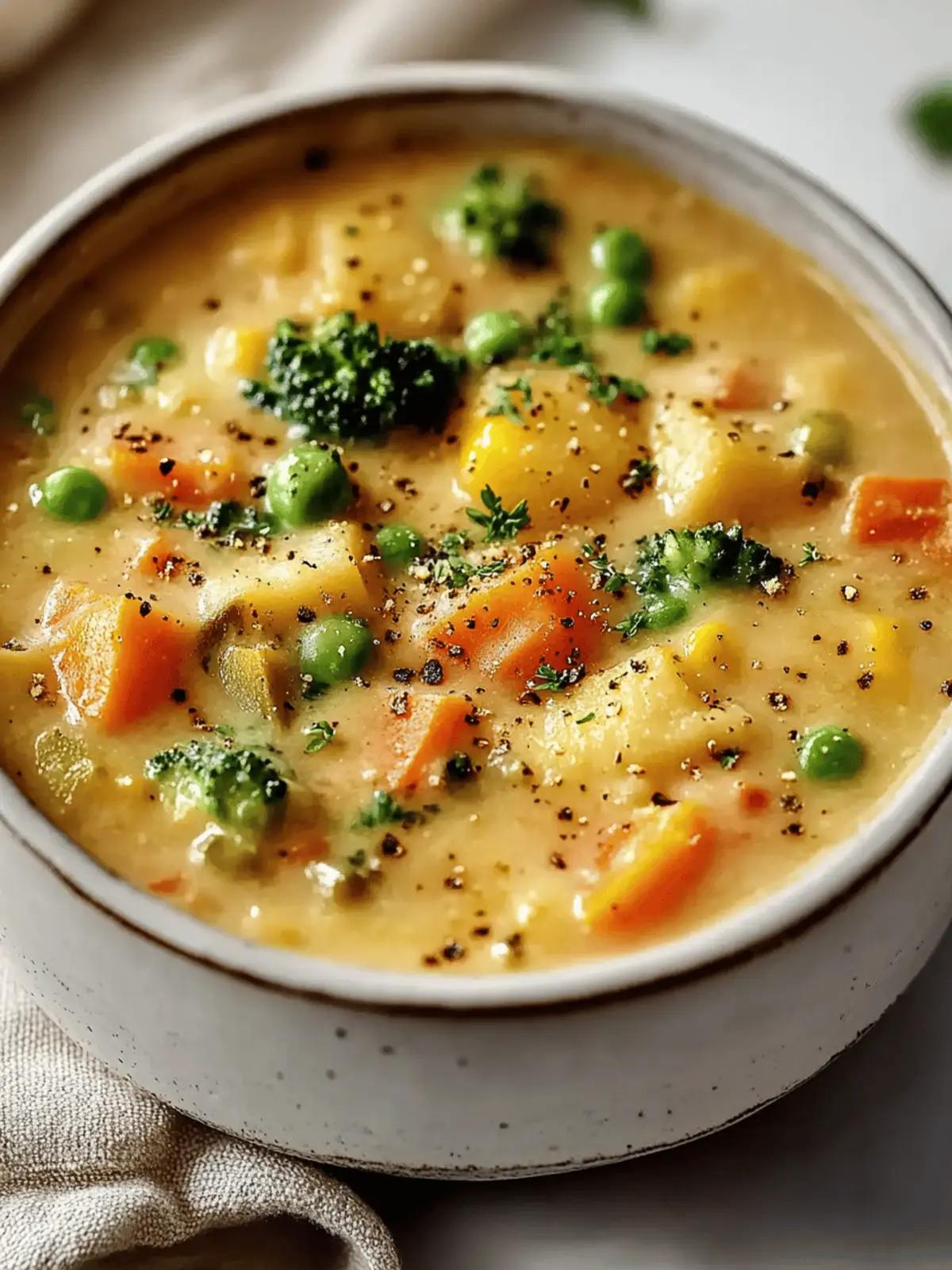 Veggie Pot Pie Soup