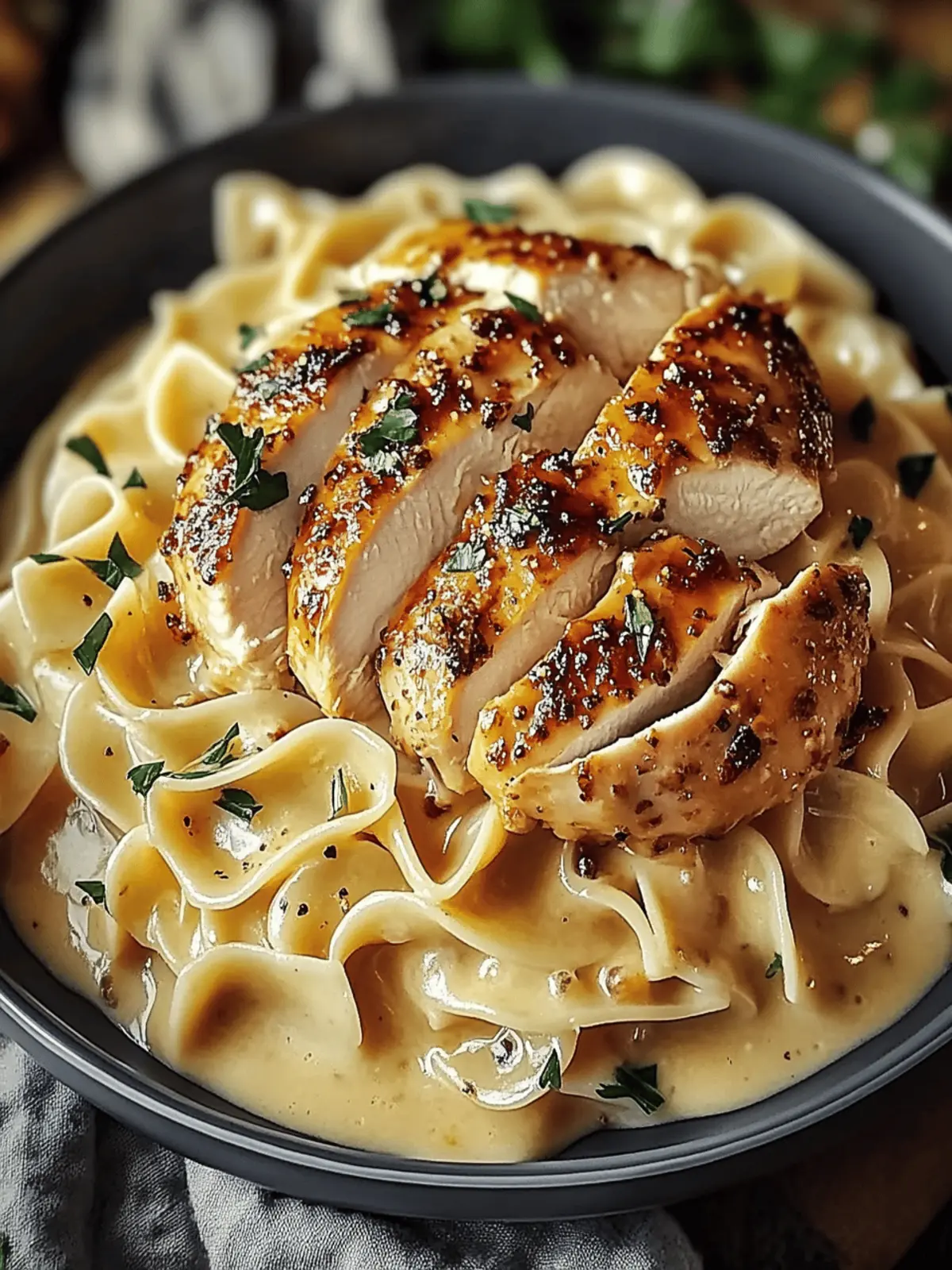 Buttered Noodles & Chicken
