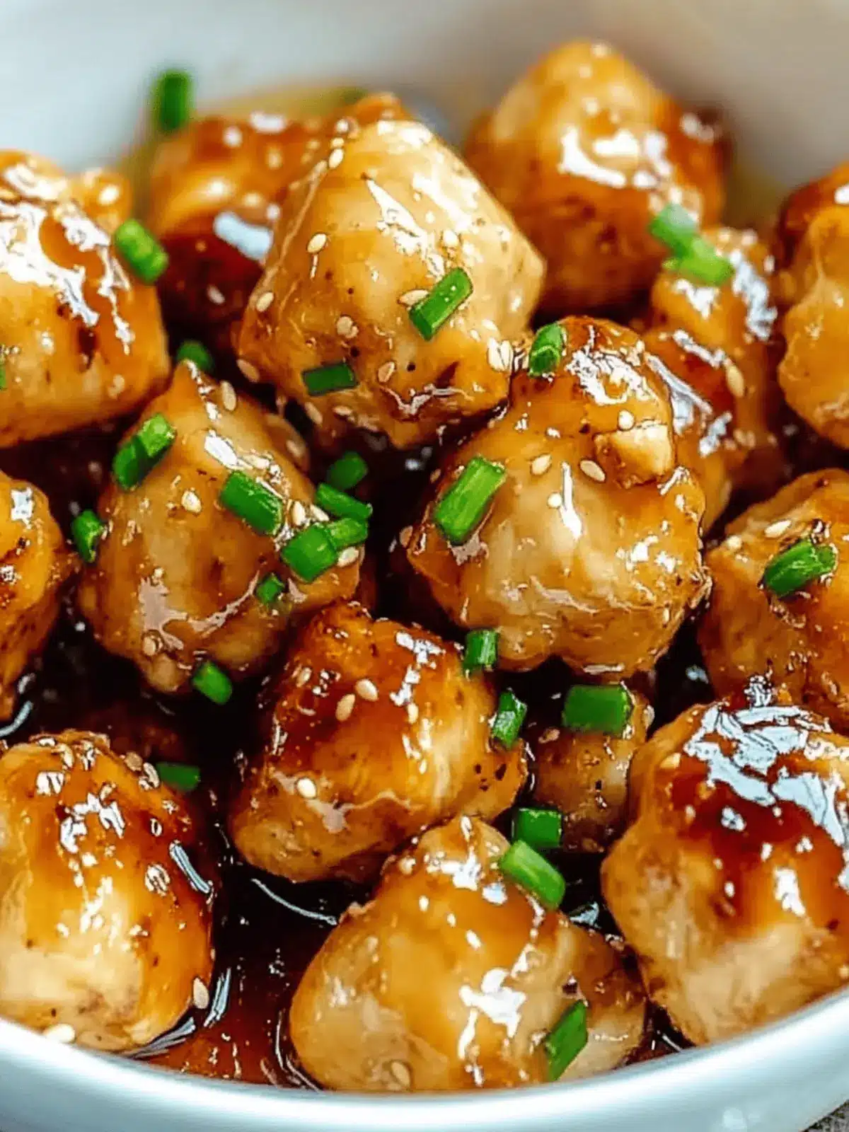 Honey Garlic Chicken Bites