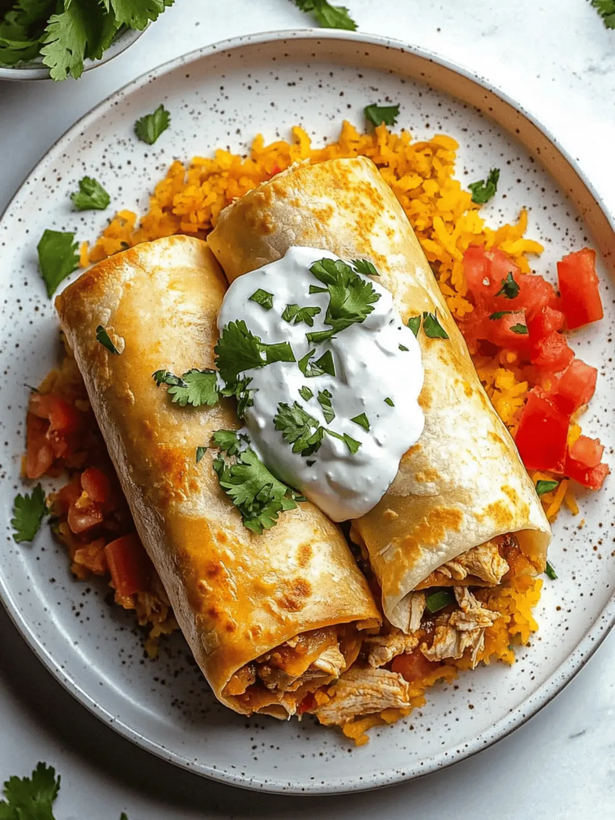 Chicken Chimichangas