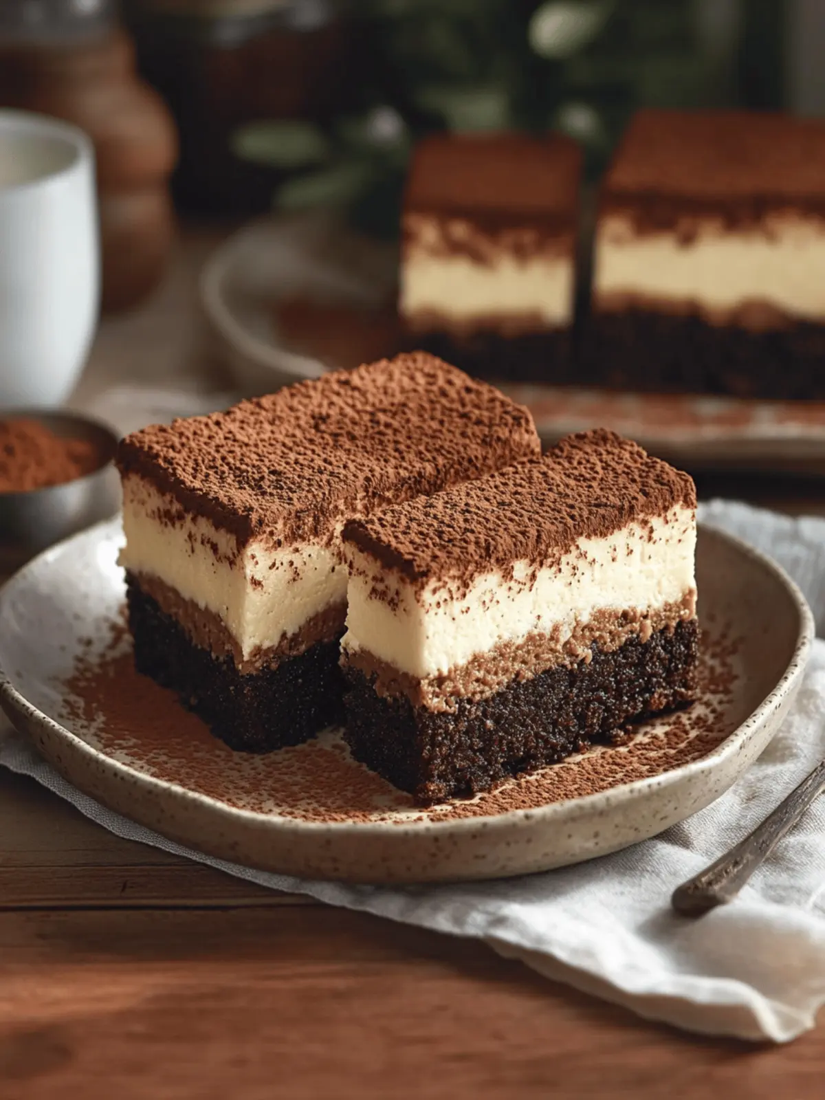 Tiramisu Brownies