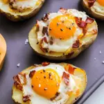 Twice Baked Loaded Breakfast Potatoes