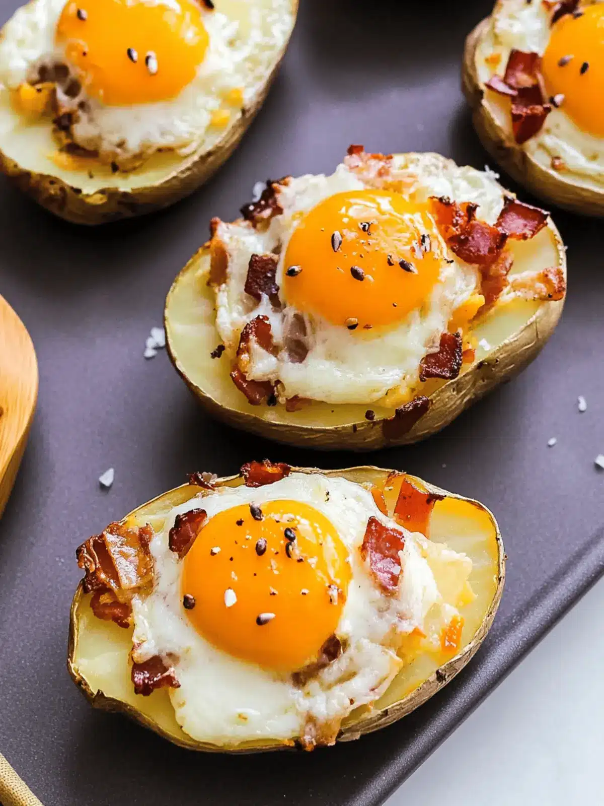 Twice Baked Loaded Breakfast Potatoes