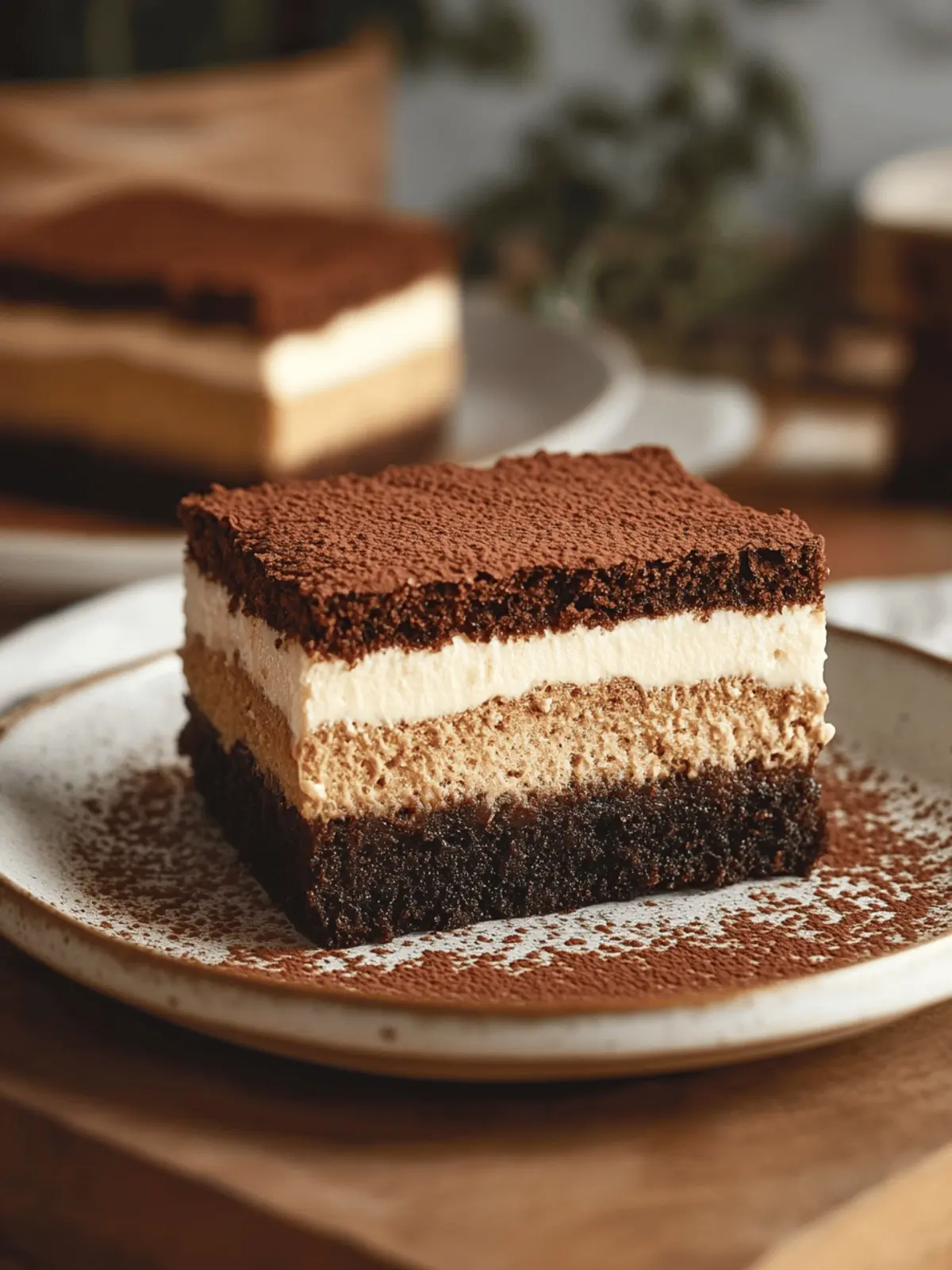 Tiramisu Brownies