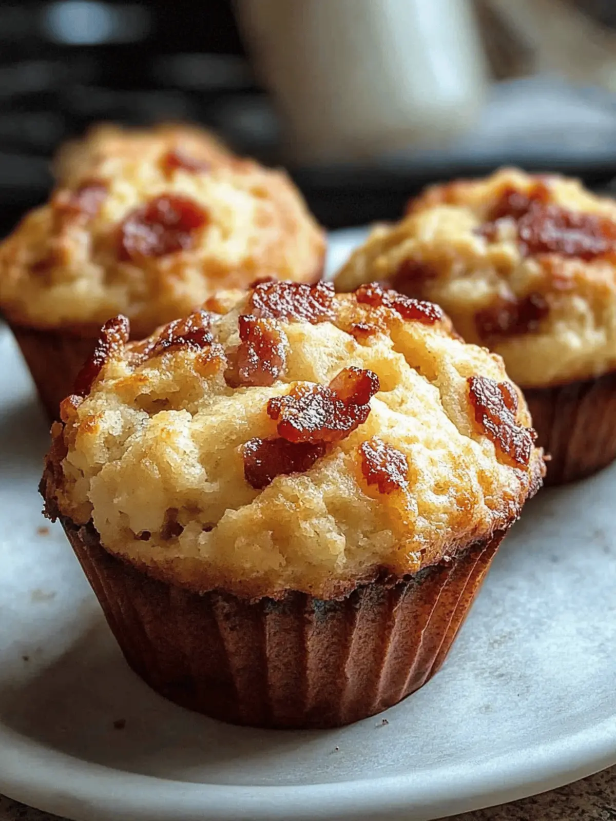 Maple Bacon Pancake Muffins
