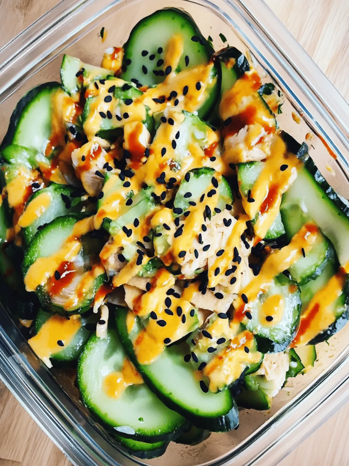 California Roll Cucumber Salad