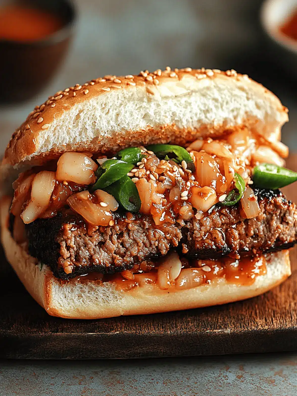 Bulgogi Meatloaf Sandwich