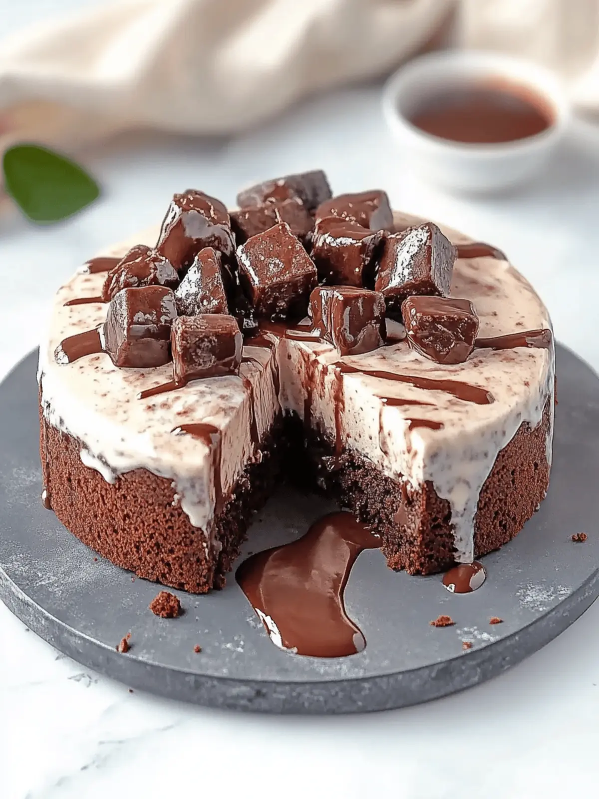 Brownie Ice Cream Cake