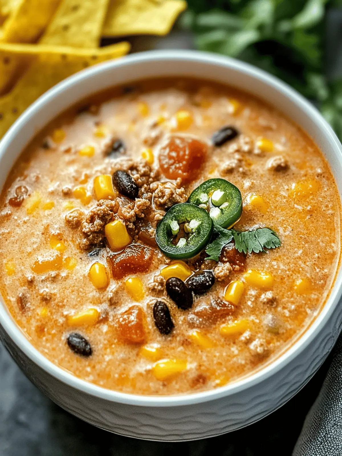 Slow Cooker Nacho Soup