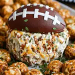 Jalapeño Popper Football Cheese Ball