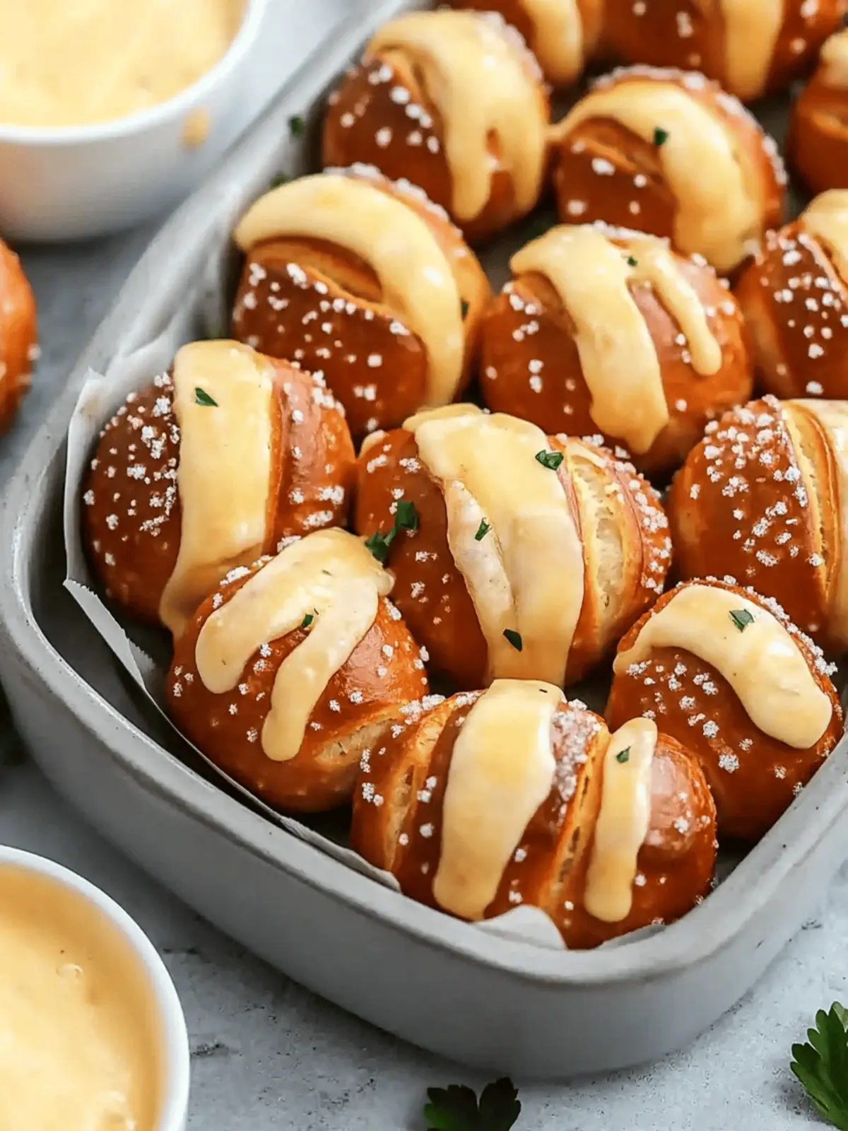 Pretzels and Cheese Dip