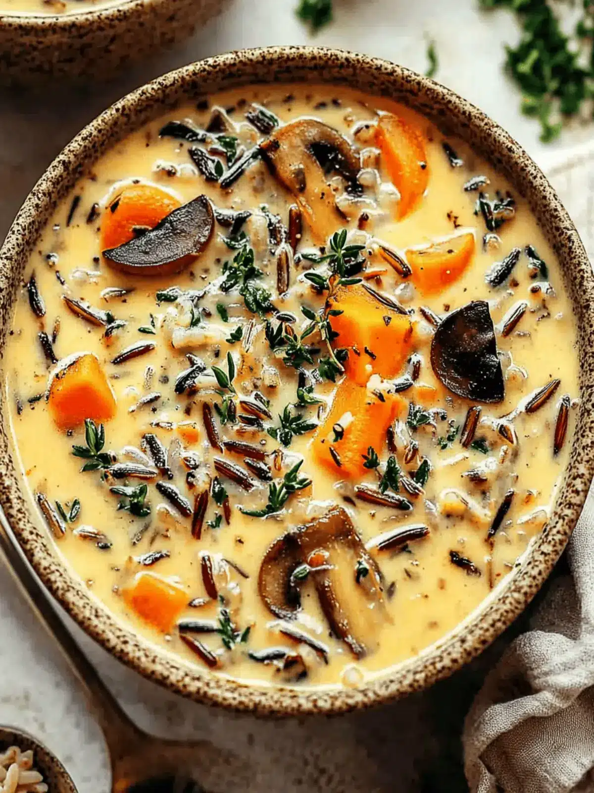 Autumn Wild Rice Soup
