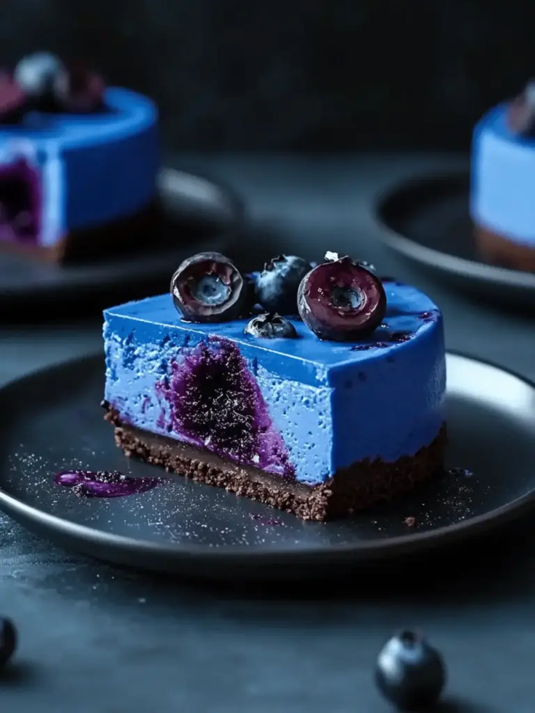 Ravenclaw Midnight Blueberry Cheesecake