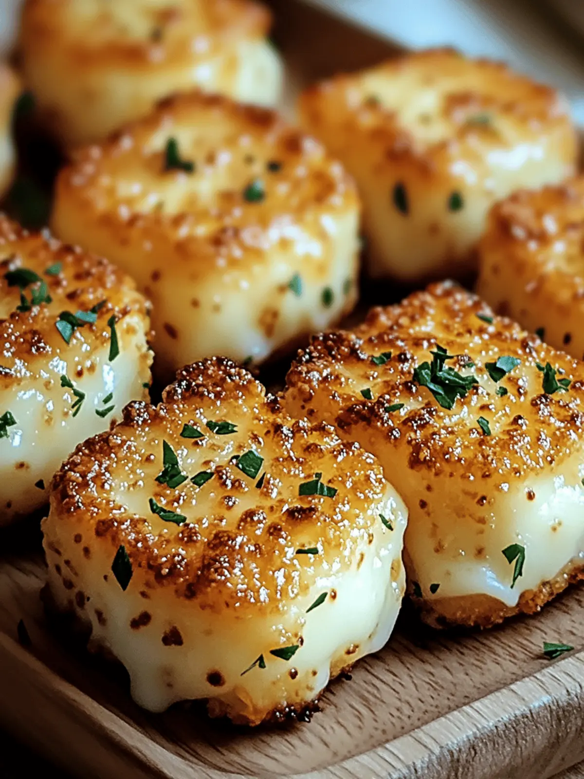 Cheesy Parmesan Mozzarella Bites