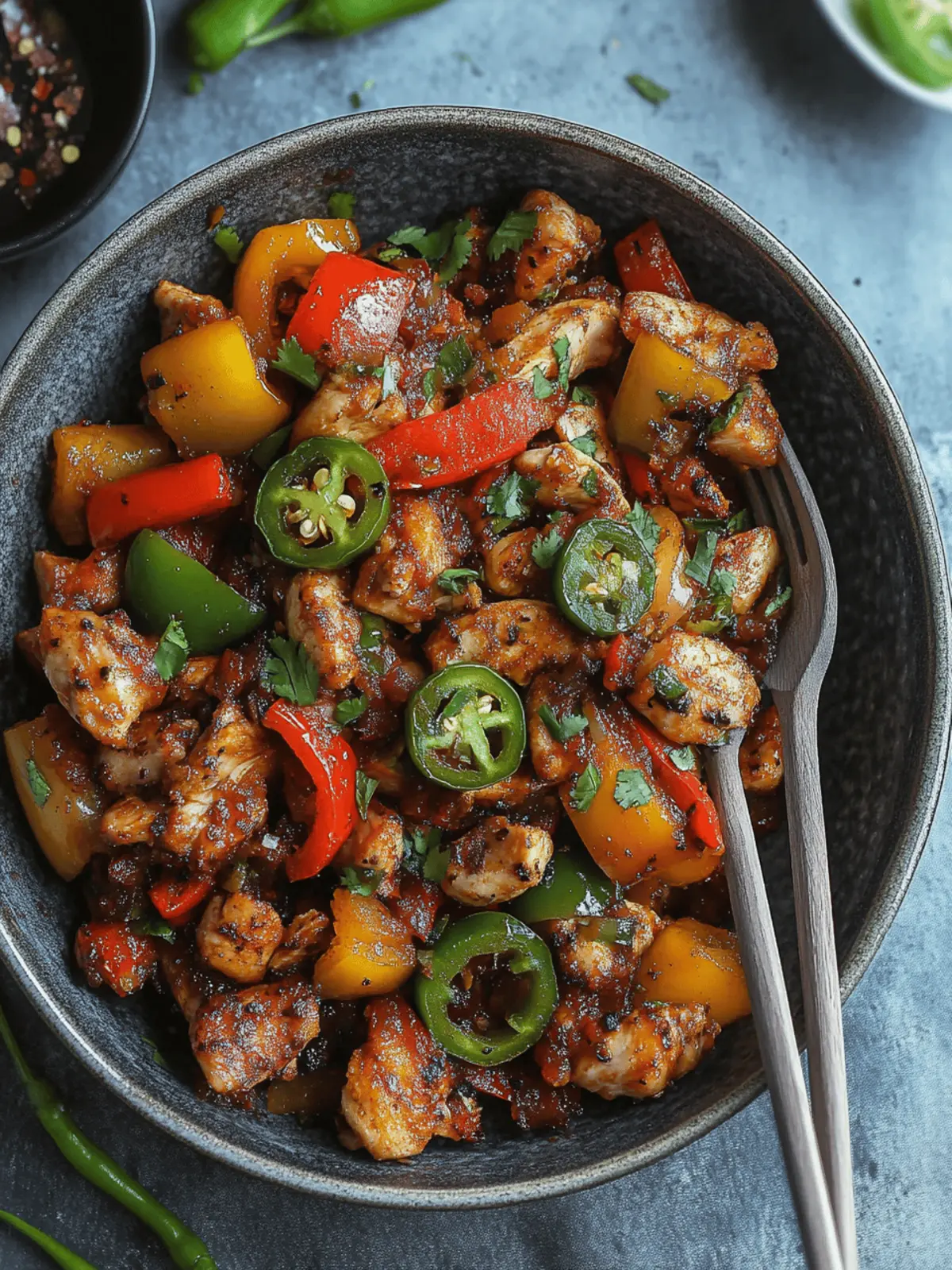 Jalapeno Chicken with Bell Peppers