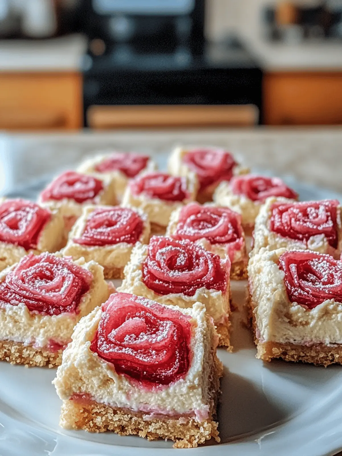 Rhubarb Bars with Cream Cheese