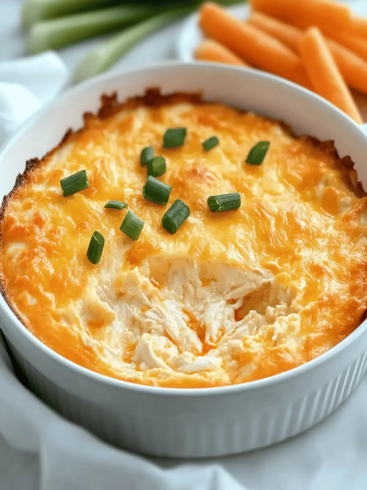 Cheesy Buffalo Chicken Dip with Canned Chicken