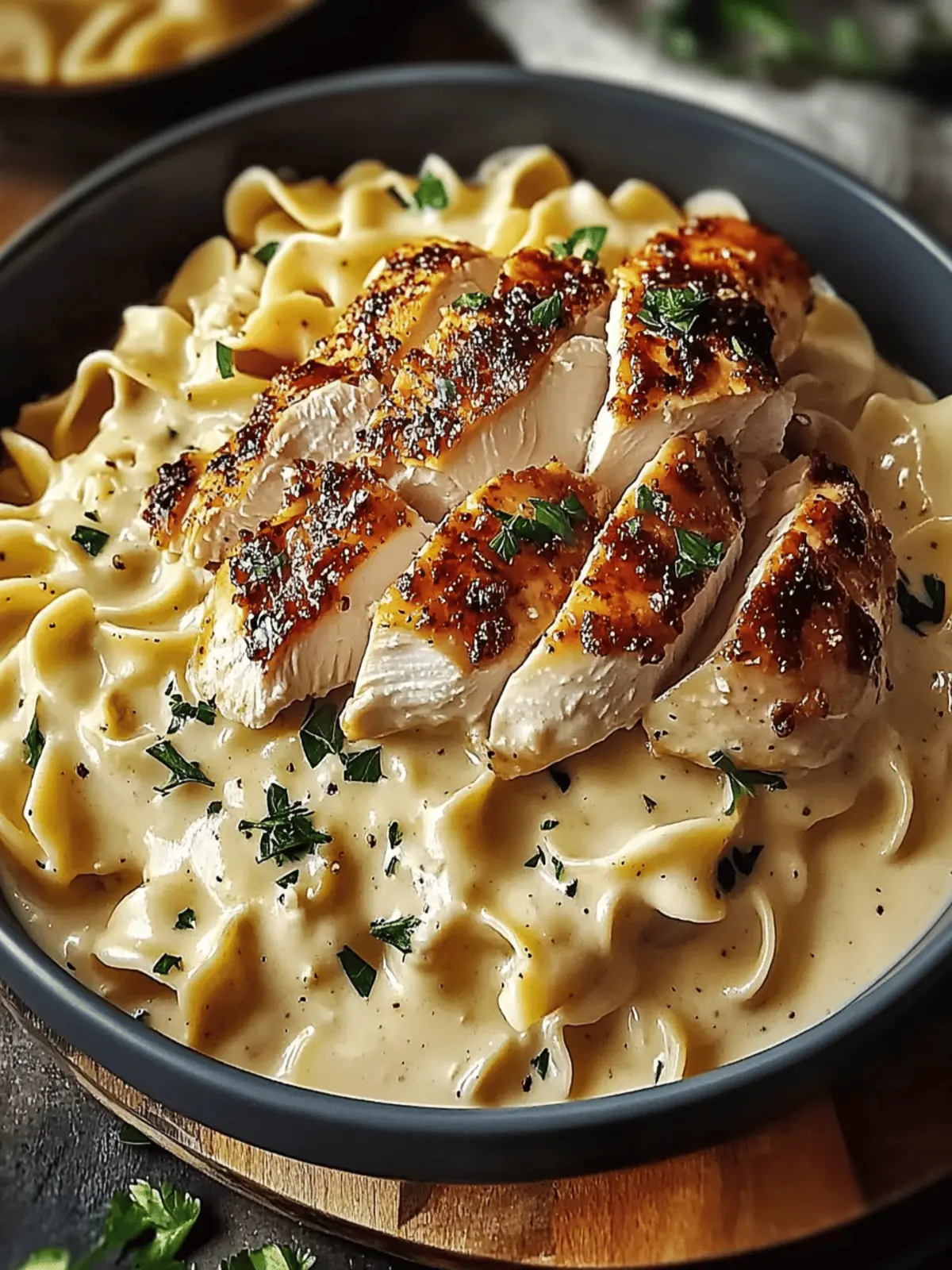 Buttered Noodles & Chicken